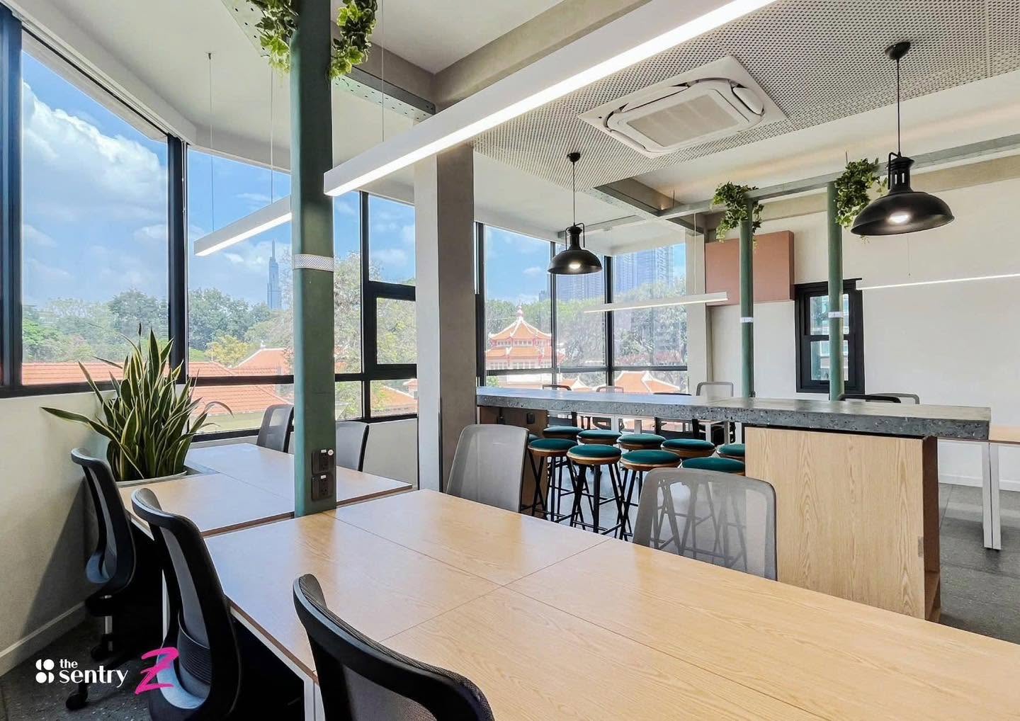 Flexible office space for a growing team
